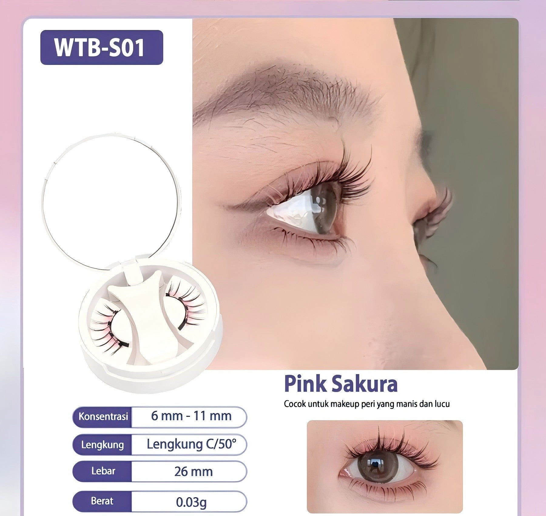 Magnetic False Eyelashes