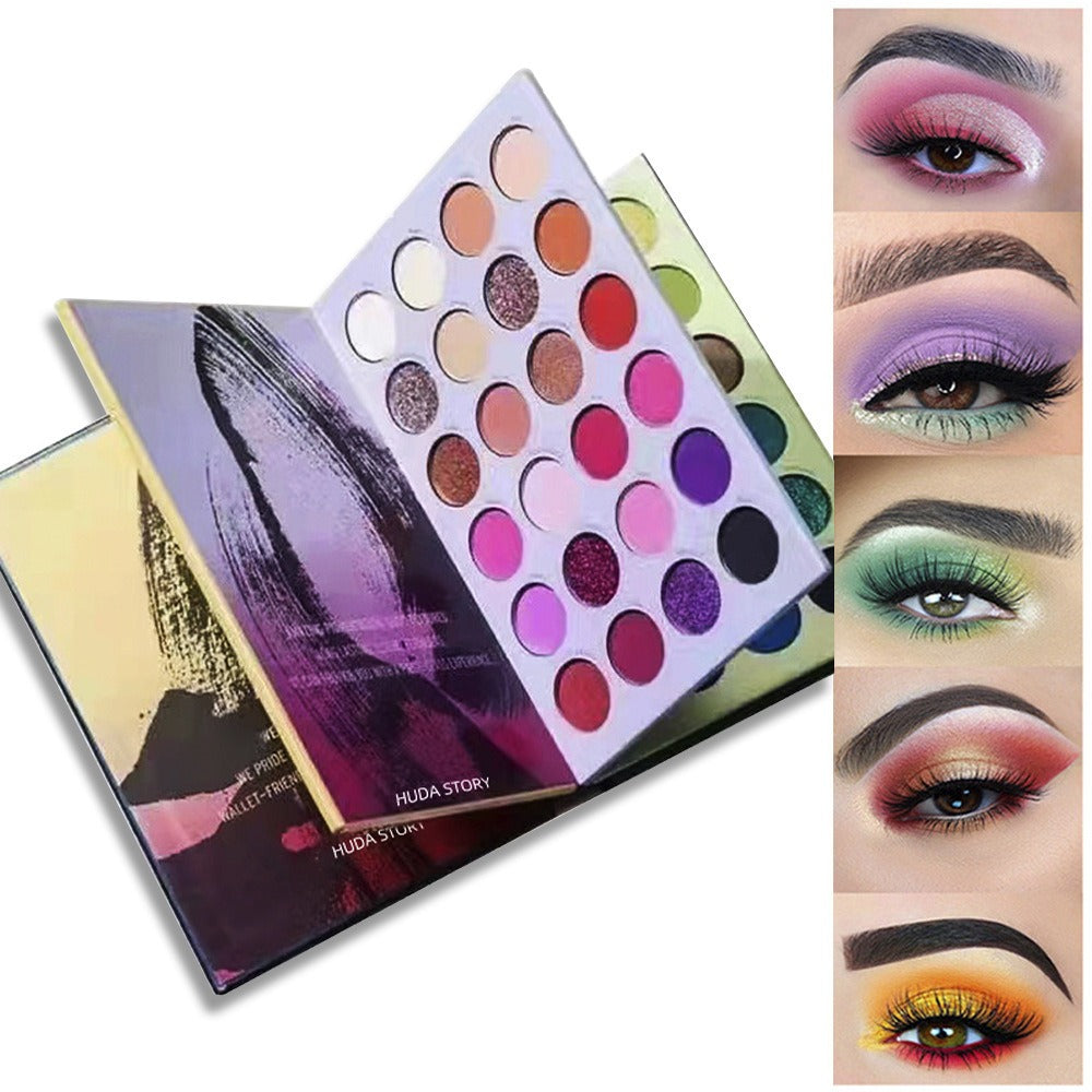 Makeup Cosmetic Tool Kit 72 Colors Pressed Glitter Eyeshadow