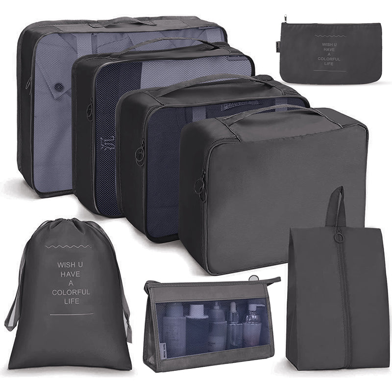 8-Piece Travel Organizer Set