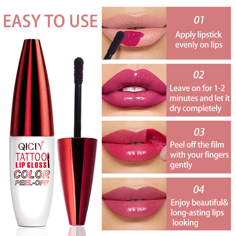 4-color tear off lip gloss