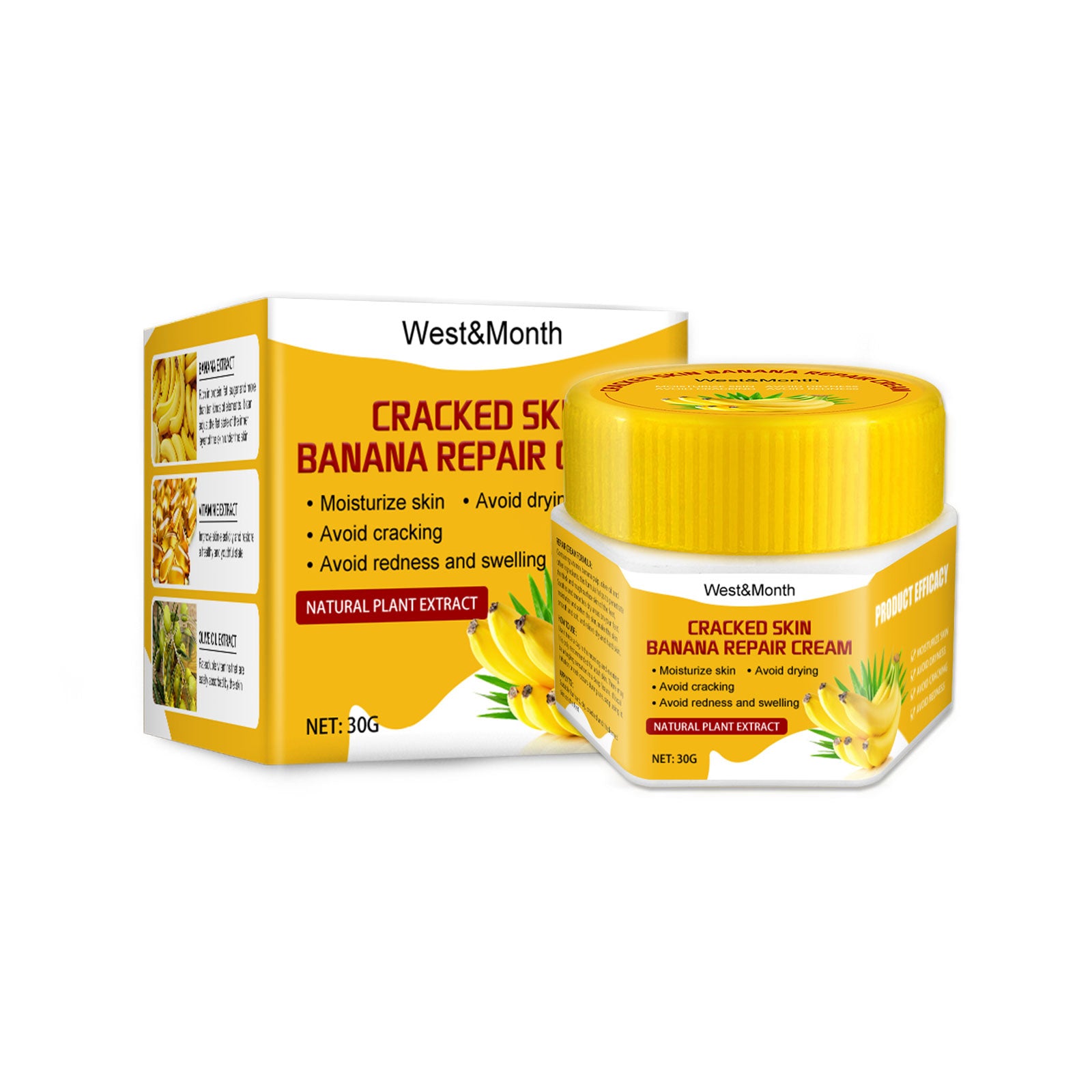 Cracked Skin Banana Nourishing And Moisturizing Foot Repair Cream