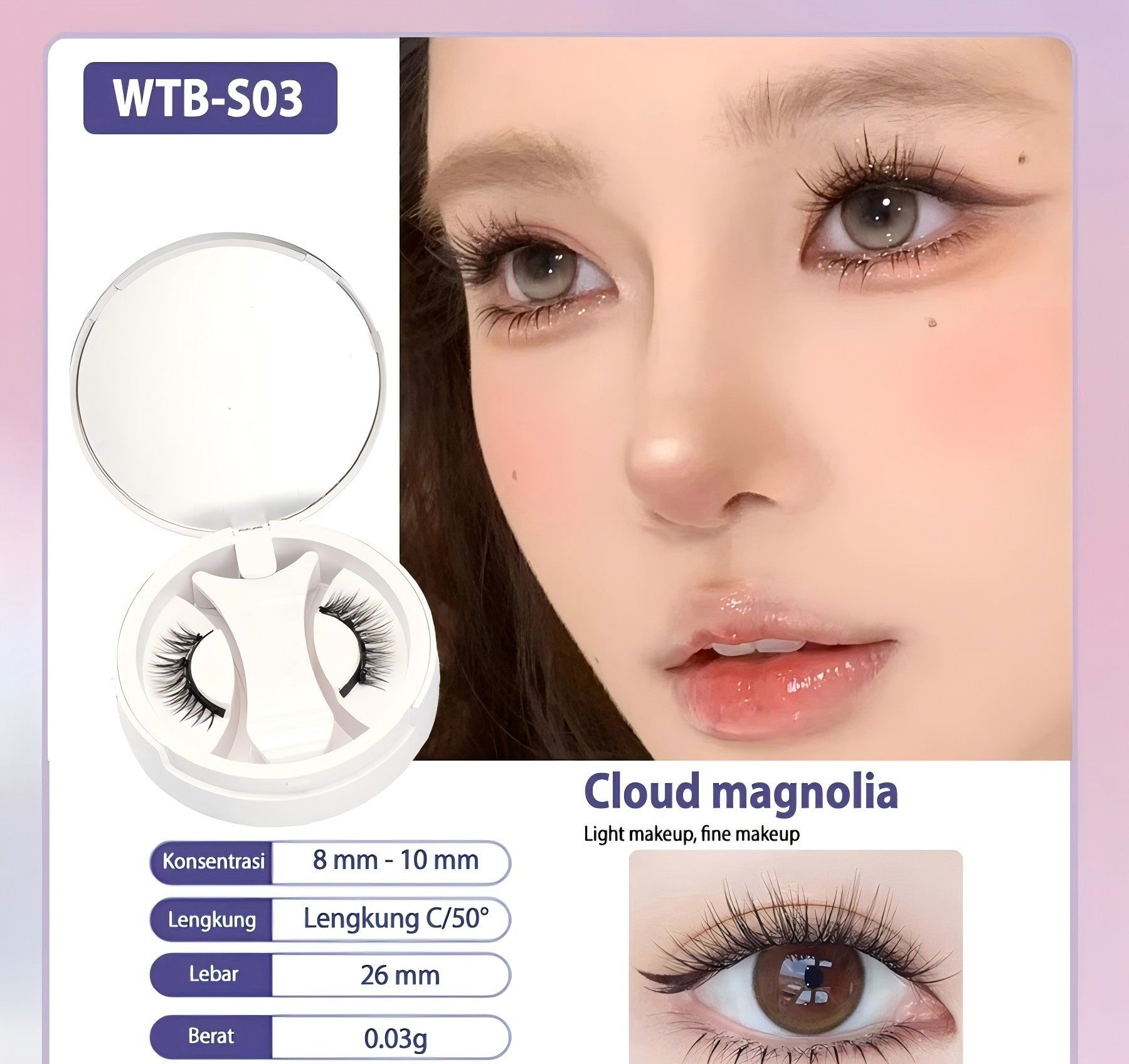 Magnetic False Eyelashes