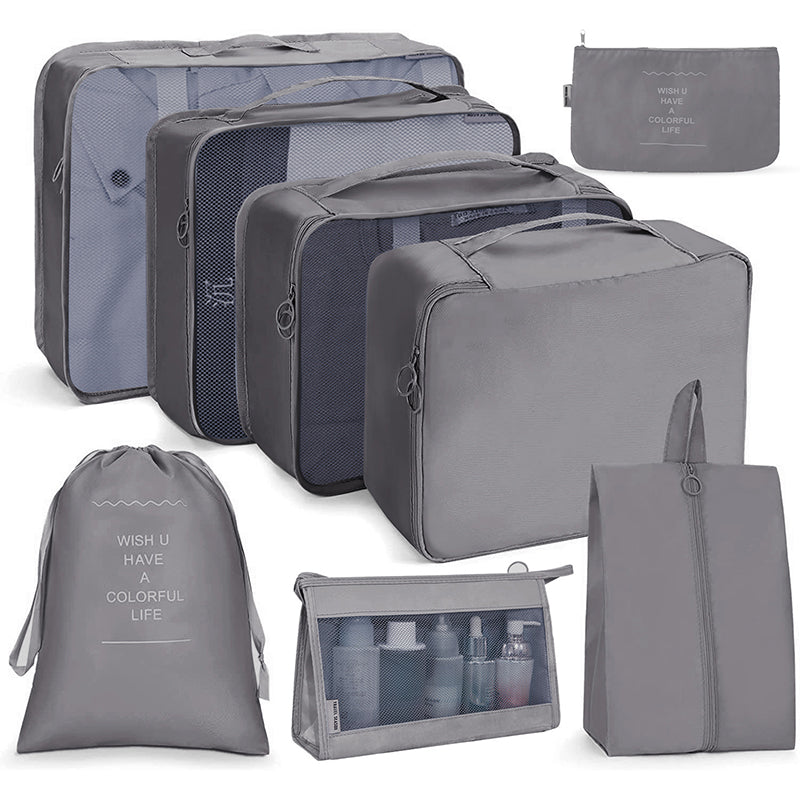 8-Piece Travel Organizer Set