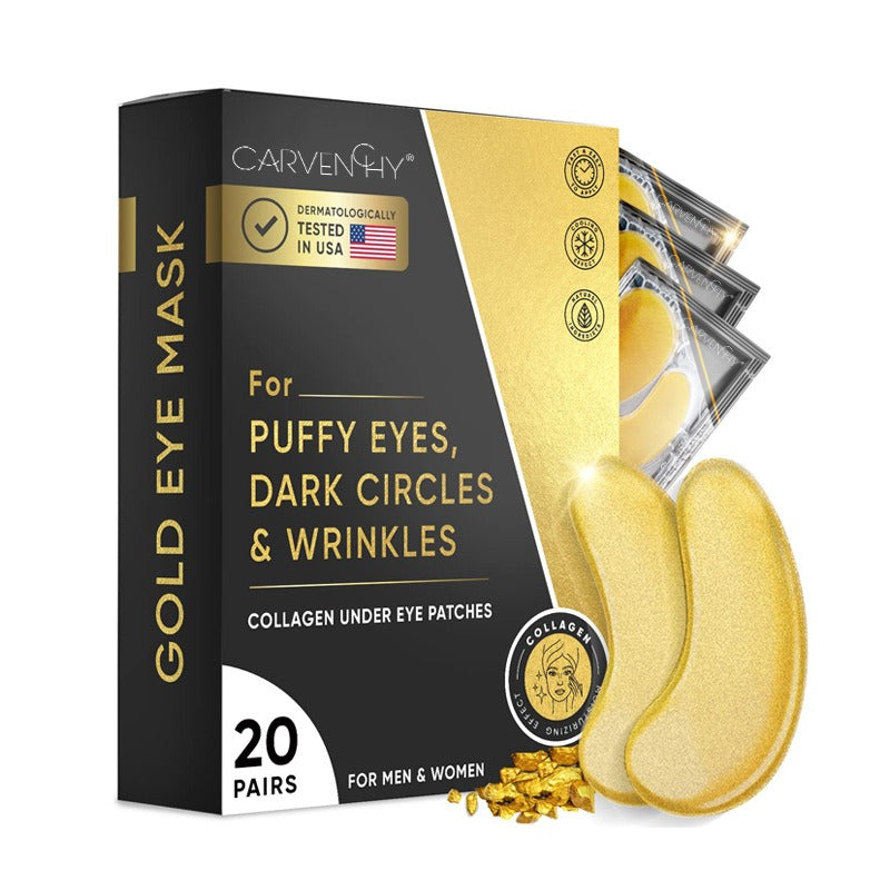 Gold eye mask